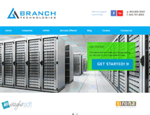 Tablet Screenshot of branchtec.com